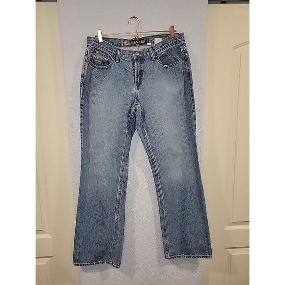 Cruel Girl Vintage Low Rise Relaxed Fit Straight Leg Jeans Women‎ 15 L - Picture 1 of 8